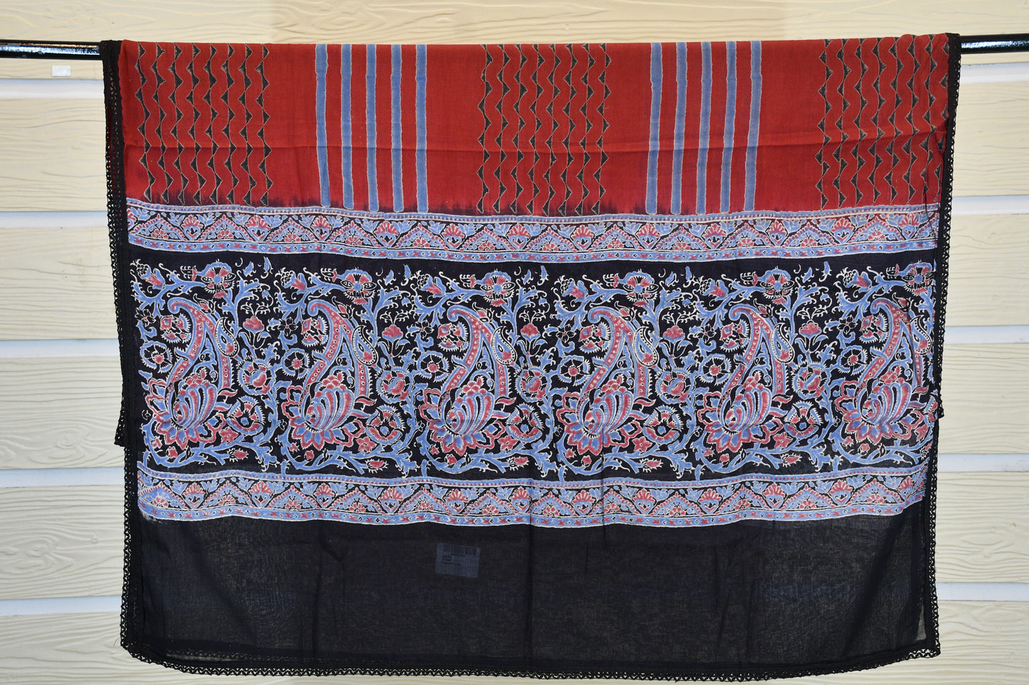 Traditional Red Floral Block Print Set