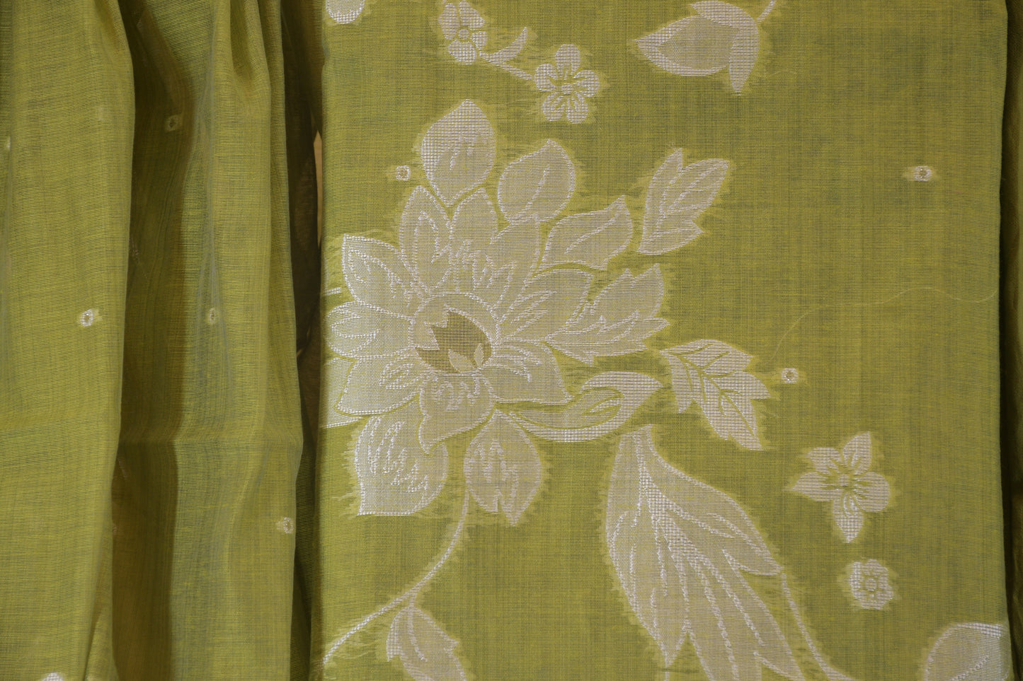 Vanya Sage Green Jamdani Dress Material