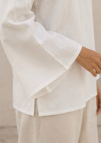 Ivory Umbrella Sleeve Kurti