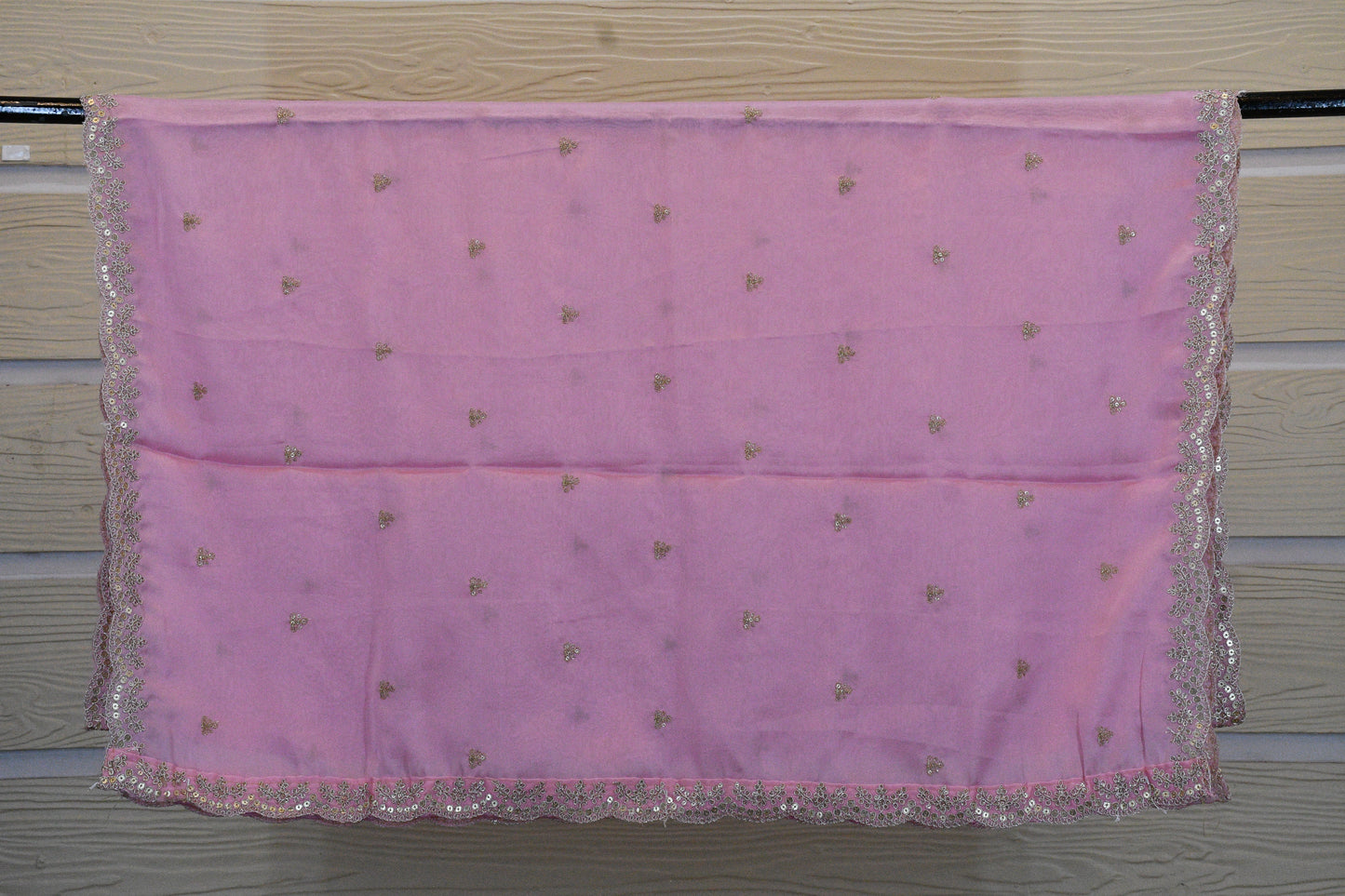 Baby Pink Silk Blend Dupatta