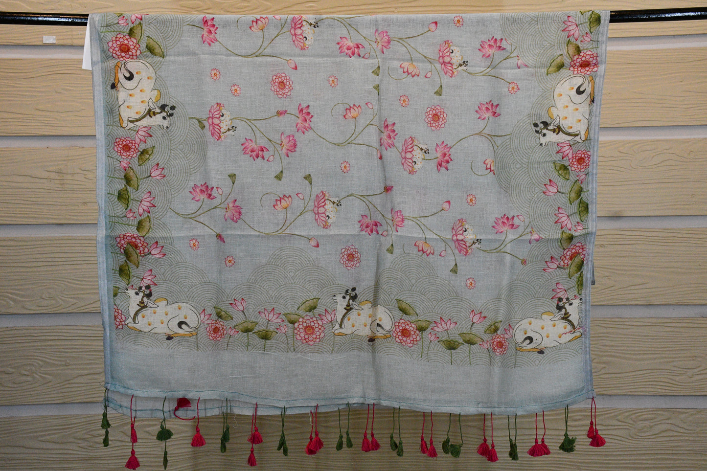 Divine Pichwai Lotus Dupatta