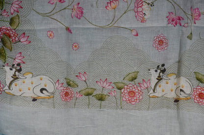 Divine Pichwai Lotus Dupatta