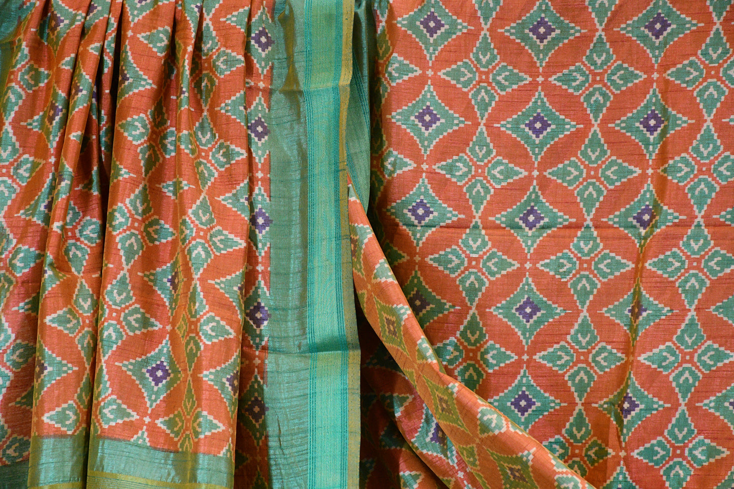 Rust Patola Dupatta