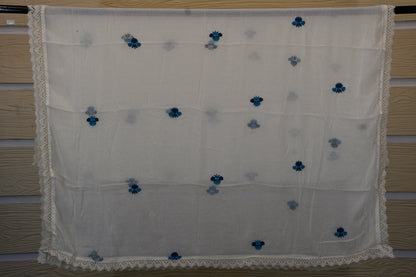 Ivory White Chikankari Dress Material