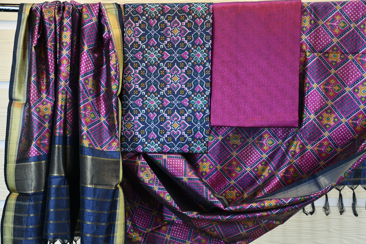 Patola Silk Dress Material