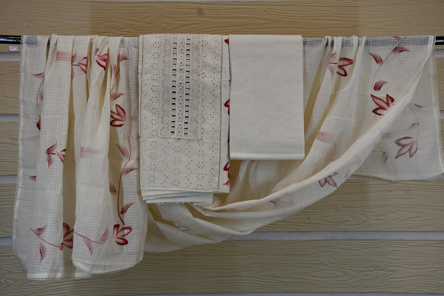 White Chikankari Embroidered Kurta Set