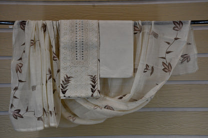 Off-White Chikankari Embroidered Kurta Set