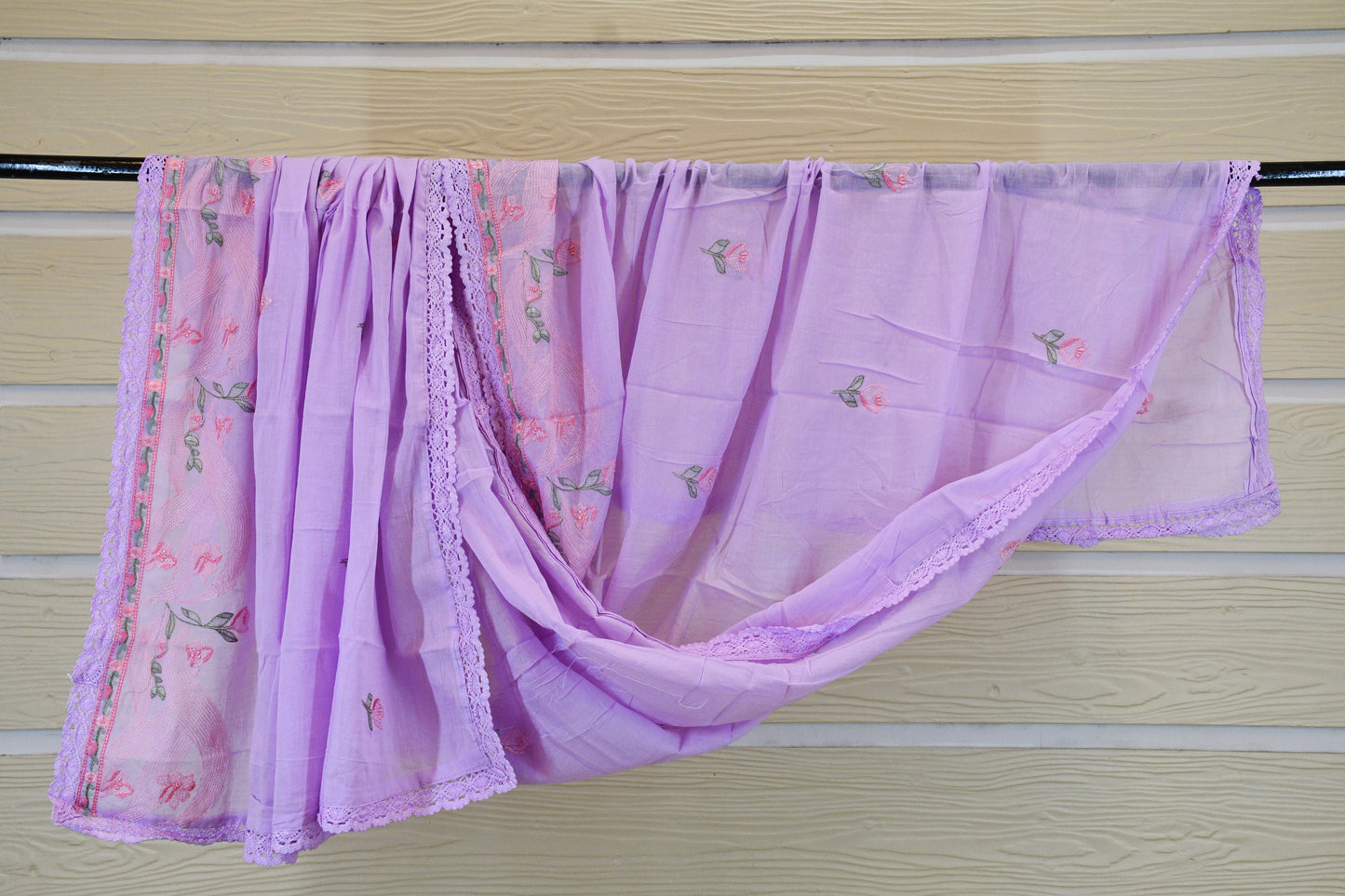 Lilac Grace – Premium Embroidered Dress Material with Designer Dupatta