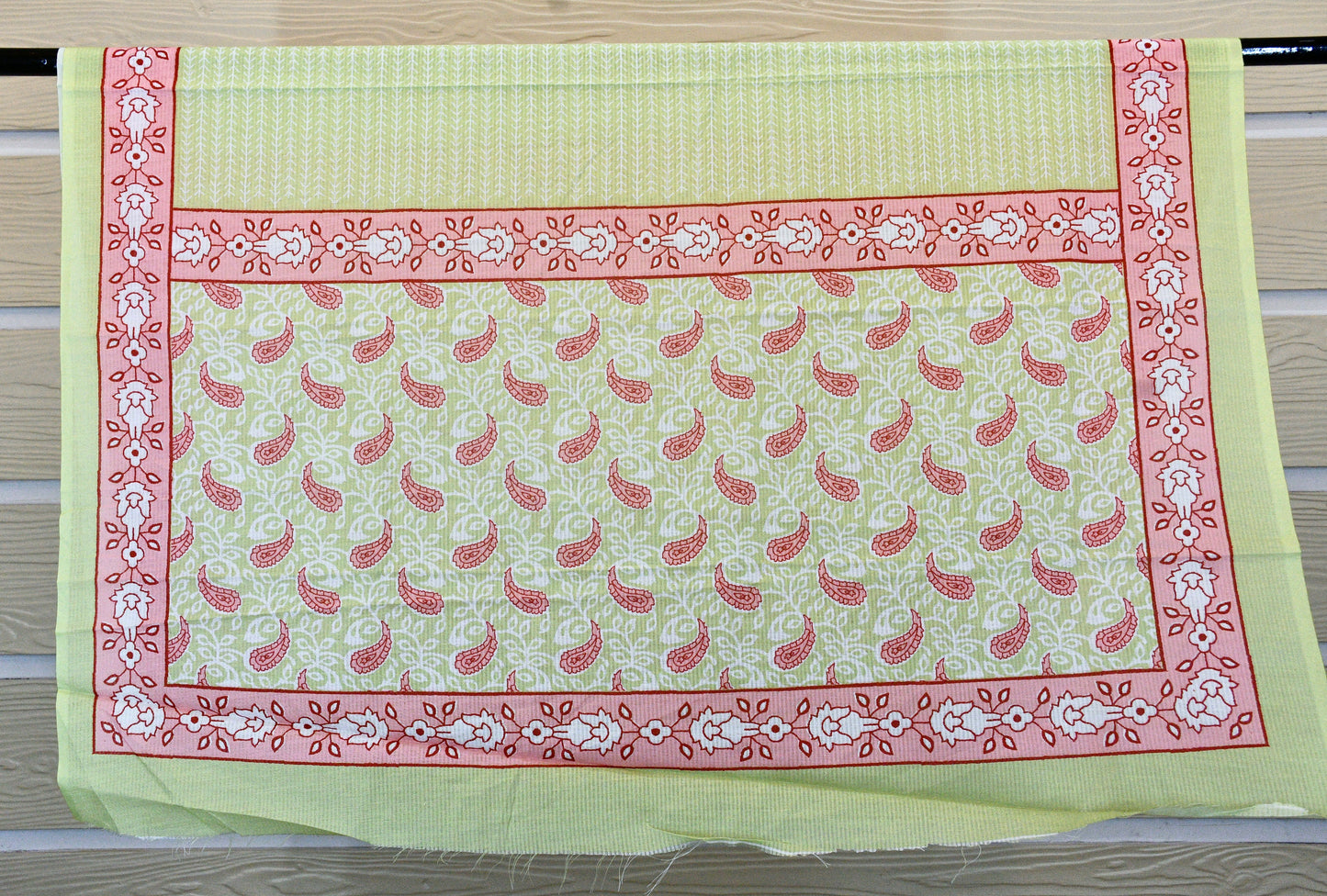 Pista Green Floral Cotton Dress Material | Soft Everyday Elegance
