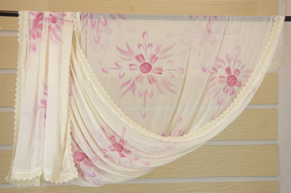 Blush Chikankari with Pink Embroidery & Chiffon Dupatta