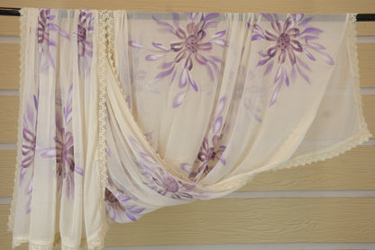 Lavender Chikankari