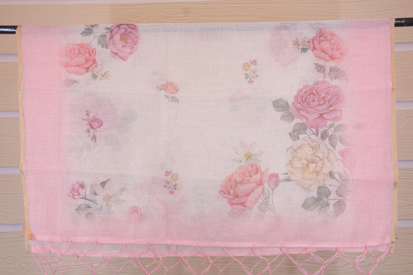 Rose Petal: Linen Dress Material