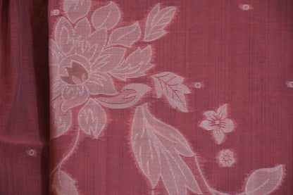 Gulnaar Pink Jamdani Dress Material