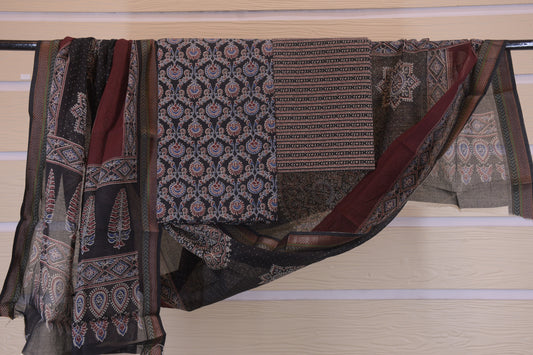 Ajrakh – Handcrafted Cotton Dress Material
