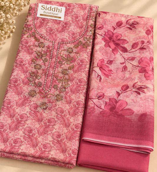 Rose Pink Floral Elegance