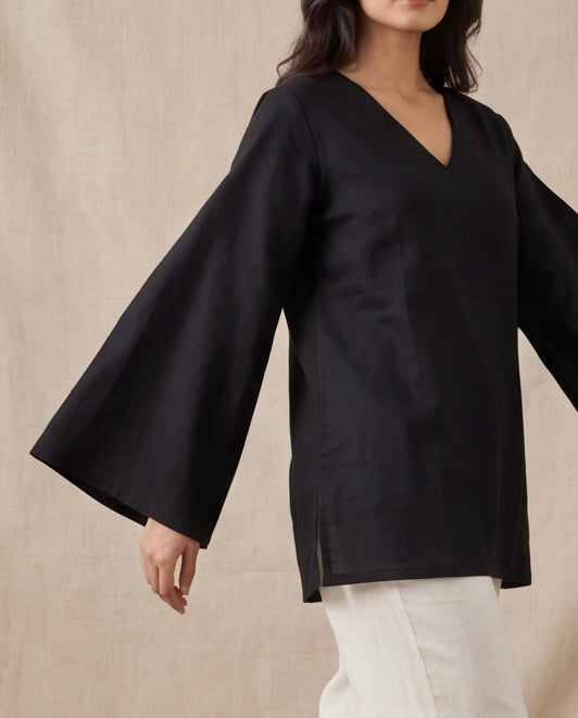 Midnight Umbrella Sleeve Kurti