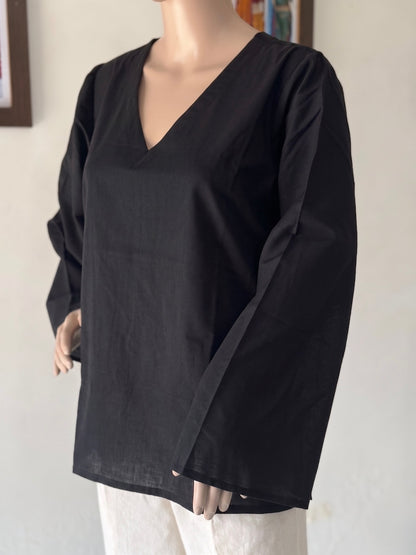 Midnight Umbrella Sleeve Kurti