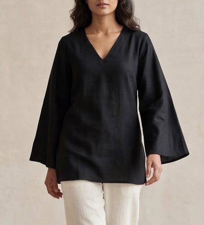 Midnight Umbrella Sleeve Kurti