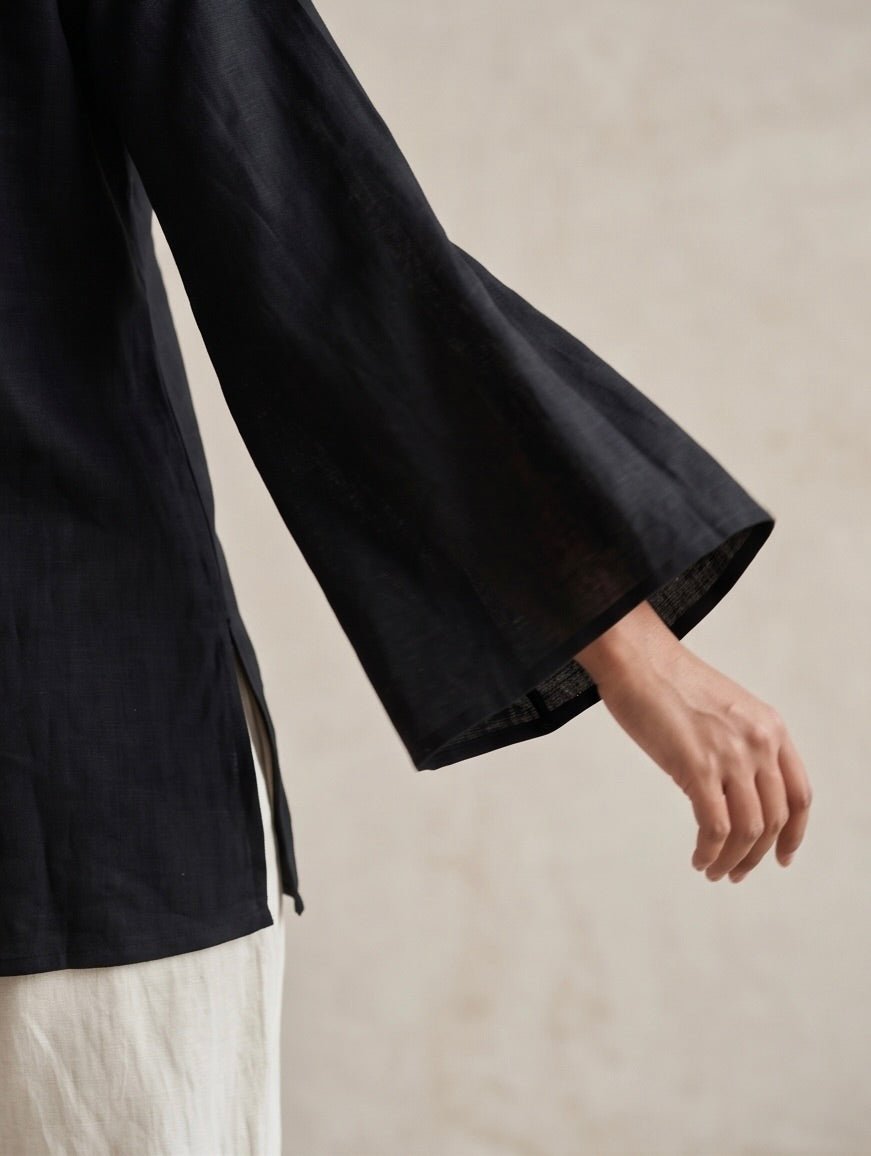 Midnight Umbrella Sleeve Kurti