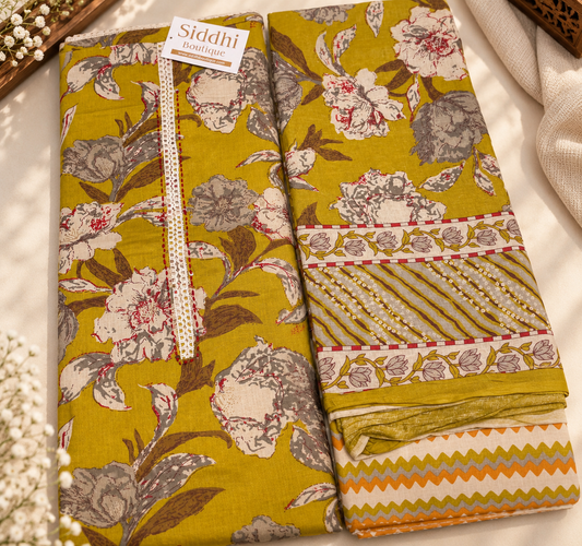 Mustard Yellow Floral